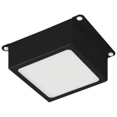 Светильник светодиодный DVO21-06-O-4K80-5-B 6Вт 4000К 460лм грильято 100х100 Домино черн. опал Эра Б0069622