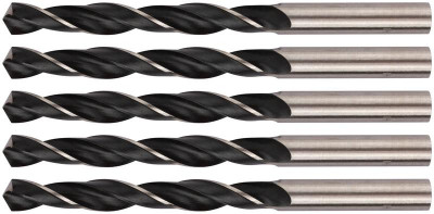 Сверло по металлу HSS черненые 10.0х133мм (уп.5шт) FIT 33600