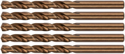 Сверло по металлу HSS с добавкой кобальта 5% Профи 8.0мм (уп.5шт) FIT 33980