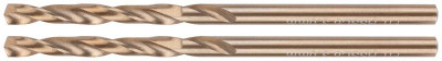 Сверло по металлу HSS с добавкой кобальта 5% Профи в блист. 3.0мм (уп.2шт) FIT 34430