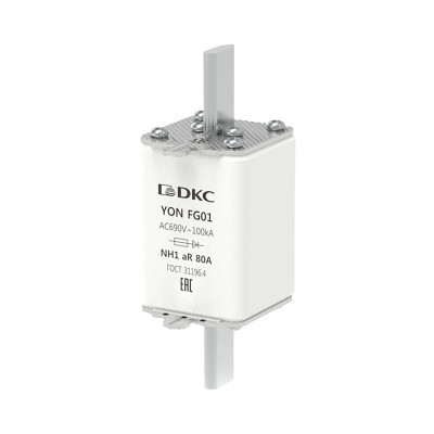Предохранитель YON ножевого типа FG1 80А 690В хар-ка aR DKC 1FG01-0080-690V-AR