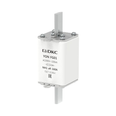 Предохранитель YON ножевого типа FG1 160А 690В хар-ка aR DKC 1FG01-0160-690V-AR