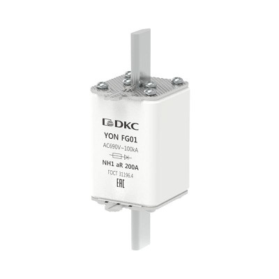 Предохранитель YON ножевого типа FG1 200А 690В хар-ка aR DKC 1FG01-0200-690V-AR