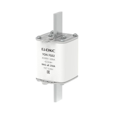 Предохранитель YON ножевого типа FG2 250А 690В хар-ка aR DKC 1FG02-0250-690V-AR