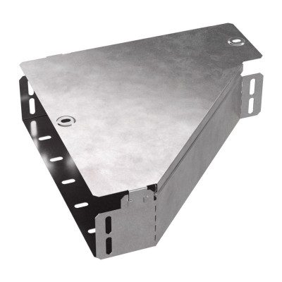 Переходник для лотка левый 300х100х80 с крышкой Стандарт Промрукав PR16.0498