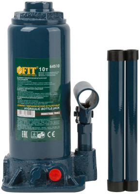 Домкрат гидравлический бутылочный 10т FIT 64510