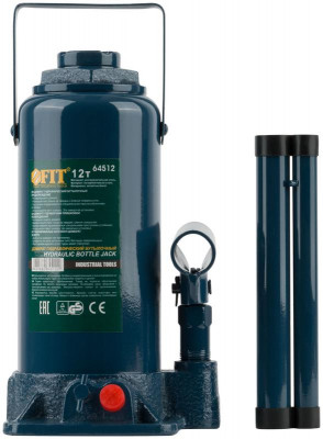 Домкрат гидравлический бутылочный 12т FIT 64512