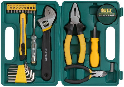 Набор инструмента 26шт пластиковый чемодан FIT 65125