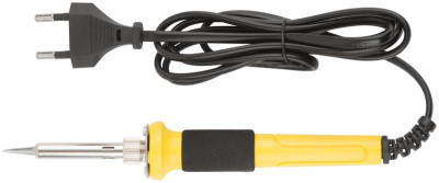 Паяльник 220В керамический нагревательный элемент пластиковая ручка конусное медное жало 50Вт FIT 60493