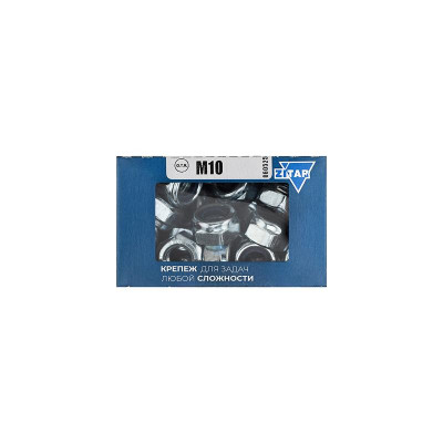 Гайка самоконтрящаяся М10 DIN 985 оцинк. (уп.40шт) Tech-Krep/Zitar 105255