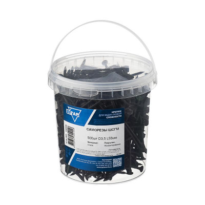 Саморез ШСГМ 3.5х55 (уп.500шт) Tech-Krep/Zitar 100096