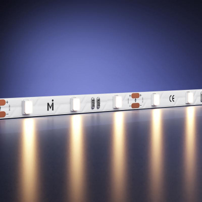 Лента светодиодная 12В 2835 4.8Вт/м 3000К IP20 (уп.5м) Maytoni 201103