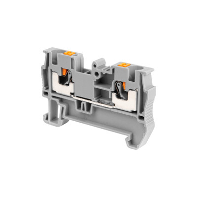 Клемма push-in проходная 4кв.мм сер. MTP-4 ОВЕН 136793