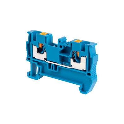 Клемма push-in проходная 4кв.мм син. MTP-4BL ОВЕН 136794