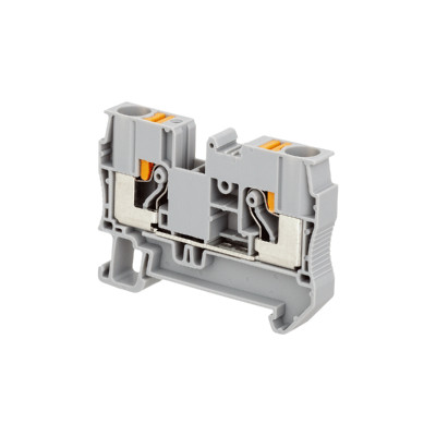 Клемма push-in проходная 6кв.мм сер. MTP-6 ОВЕН 136805