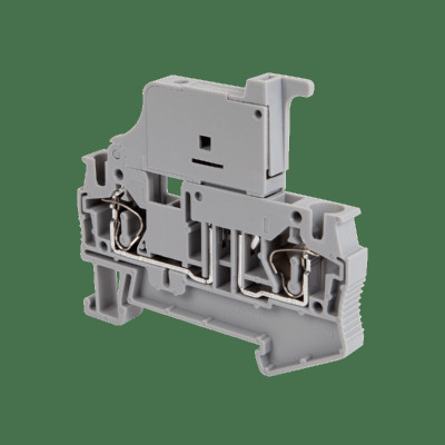 Клемма пружинная с держателем предохранителя 4кв.мм MTS-4F ОВЕН 136885