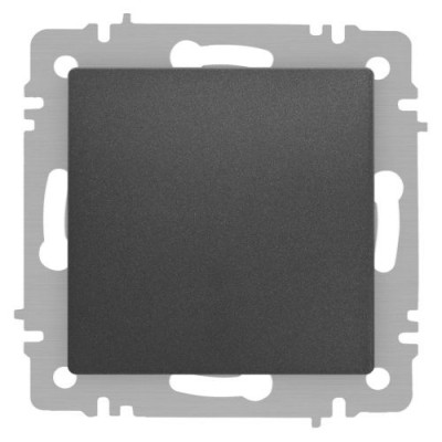 Переключатель 1-кл. СП Accent 6-103-07 10А IP20 250В AL/CU графит Intro Б0063442