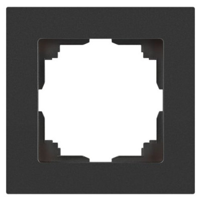 Рамка 1-м СП Accent 6-501-07 графит Intro Б0063756