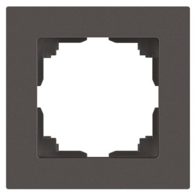 Рамка 1-м СП Accent 6-501-09 титан Intro Б0063769