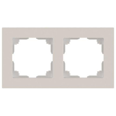 Рамка 2-м СП Accent 6-502-06 перламутр. Intro Б0063768