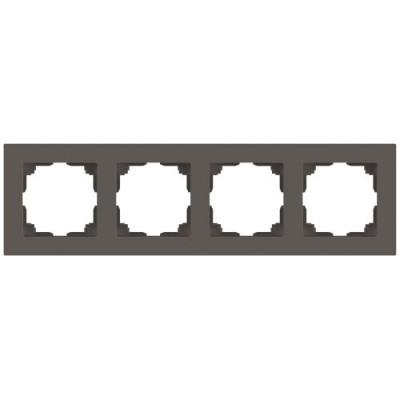 Рамка 4-м СП Accent 6-504-09 титан Intro Б0063712
