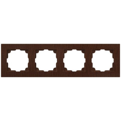 Рамка 4-м СП Accent 6-504-10 венге Intro Б0063715