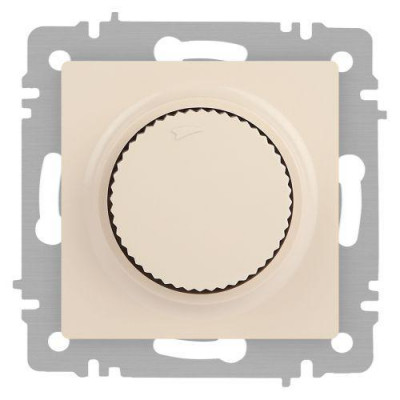 Светорегулятор поворотный СП Accent 6-401-02 600Вт 230В IP20 сл. кость Intro Б0063672