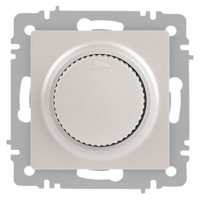 Светорегулятор поворотный СП Accent 6-401-06 600Вт 230В IP20 перламутр. Intro Б0063680