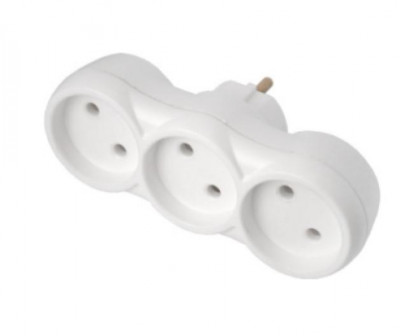 Разветвитель трехместный без заземл. Bylectrica РВ16-376