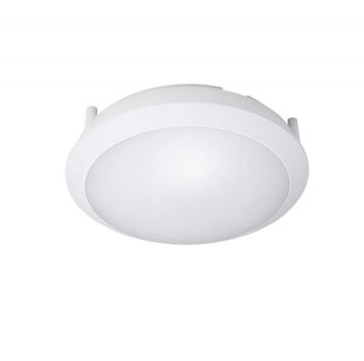 Светильник светодиодный WP 25 C 15W OP 940 D300 WH MDM 300х300х93мм 15Вт 4000К IP66 пылевлагозащ. ЖКХ с микроволнов. датчиком движения бел. Русский Свет 15072523440