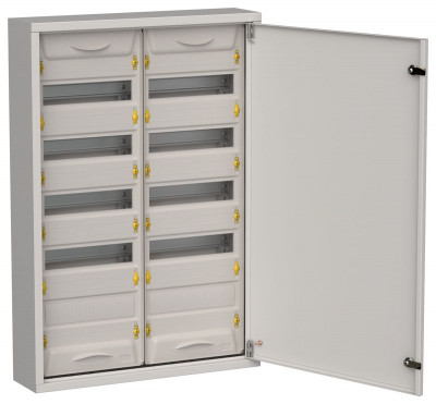 Корпус ЩРн-120 (2х60) TITAN 5 835х570х140 IP31 метал. сер. IEK TI5-50-N-2X060-31-7035