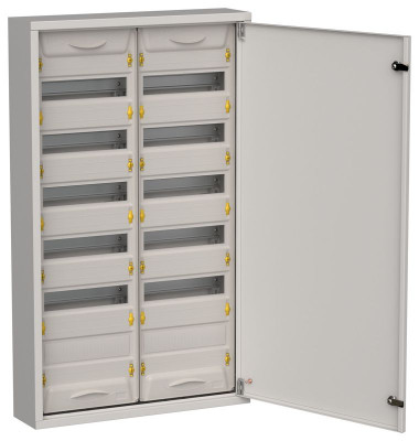 Корпус ЩРн-144 (2х72) TITAN 5 960х570х140 IP31 метал. сер. IEK TI5-50-N-2X072-31-7035