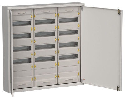 Корпус ЩРн-180 (3х60) TITAN 5 835х830х140 IP31 метал. сер. IEK TI5-50-N-3X060-31-7035