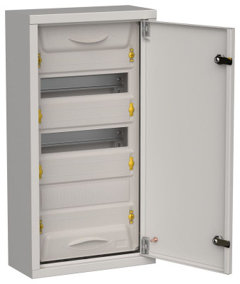 Корпус ЩРн-36 (1х36) TITAN 5 585х310х140 IP31 метал. сер. IEK TI5-50-N-036-31-7035