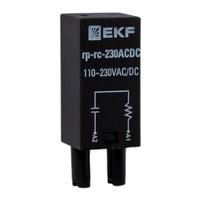 Модуль защитный RC 110-230В AC/DC для промежуточных реле RP AVERES EKF rp-rc-230ACDC