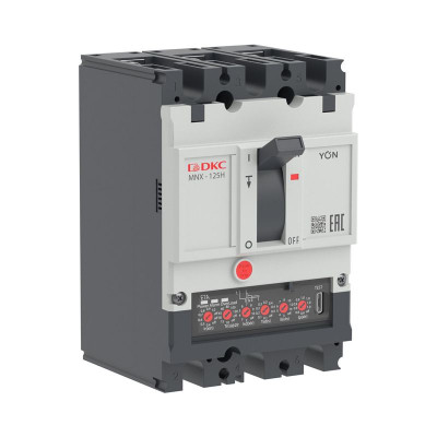 Выключатель автоматический 3P 63А 150кА pro MNX125H при AC415V расцепитель ETA YON MNX125H3PETA0063