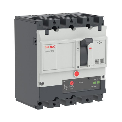 Выключатель автоматический 4P 50А 70кА pro MNX125L при AC415V расцепитель TMD YON MNX125L4PTMD0050