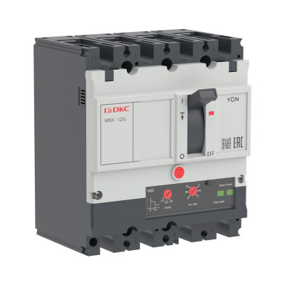 Выключатель автоматический 3N 100А 70кА pro MNX125L при AC415V расцепитель TMD YON MNX125L3NTMD0100