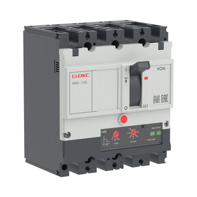 Выключатель автоматический 3N 100А 70кА pro MNX125L при AC415V расцепитель TMM YON MNX125L3NTMM0100