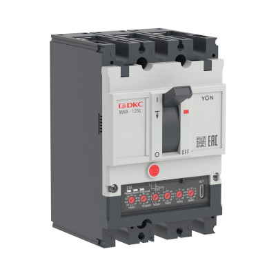 Выключатель автоматический 4P 63А 70кА pro MNX125L при AC415V расцепитель ETE YON MNX125L4PETE0063