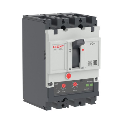 Выключатель автоматический 3P 100А 70кА pro MNX125L при AC415V расцепитель TMM YON MNX125L3PTMM0100