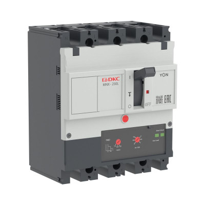 Выключатель автоматический 4P 250А 70кА pro MNX250L при AC415V расцепитель TMD YON MNX250L4PTMD0250