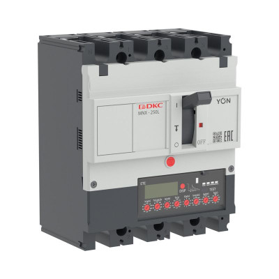 Выключатель автоматический 4P 250А 70кА pro MNX250L при AC415V расцепитель ETE YON MNX250L4PETE0250