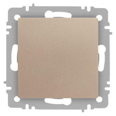 Переключатель перекрестный 1-кл. СП Accent 6-108-04 10А IP20 250В шампань Intro Б0063586