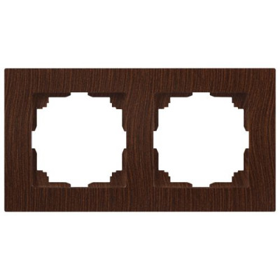 Рамка 2-м СП Accent 6-502-10 венге Intro Б0063754