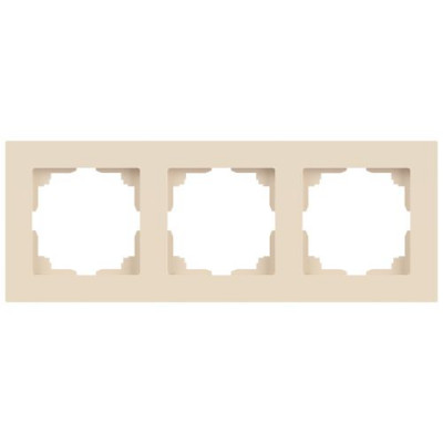 Рамка 3-м СП Accent 6-503-02 сл. кость Intro Б0063781
