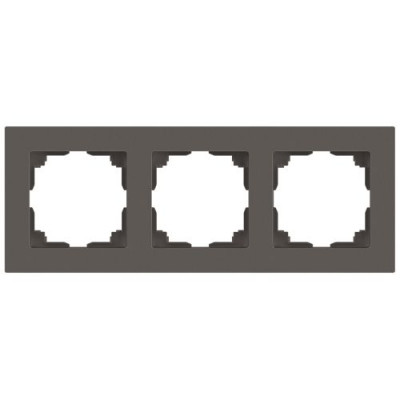 Рамка 3-м СП Accent 6-503-09 титан Intro Б0063793