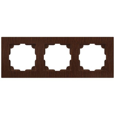Рамка 3-м СП Accent 6-503-10 венге Intro Б0063794