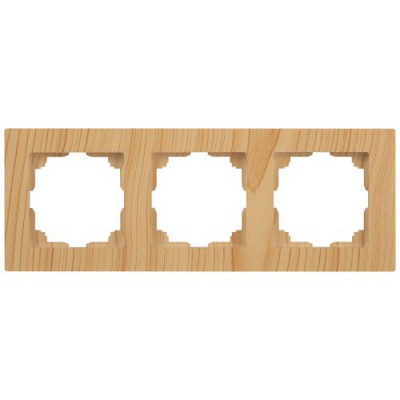 Рамка 3-м СП Accent 6-503-11 сосна Intro Б0063795