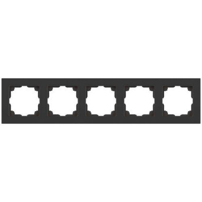 Рамка 5-м СП Accent 6-505-07 графит Intro Б0063733